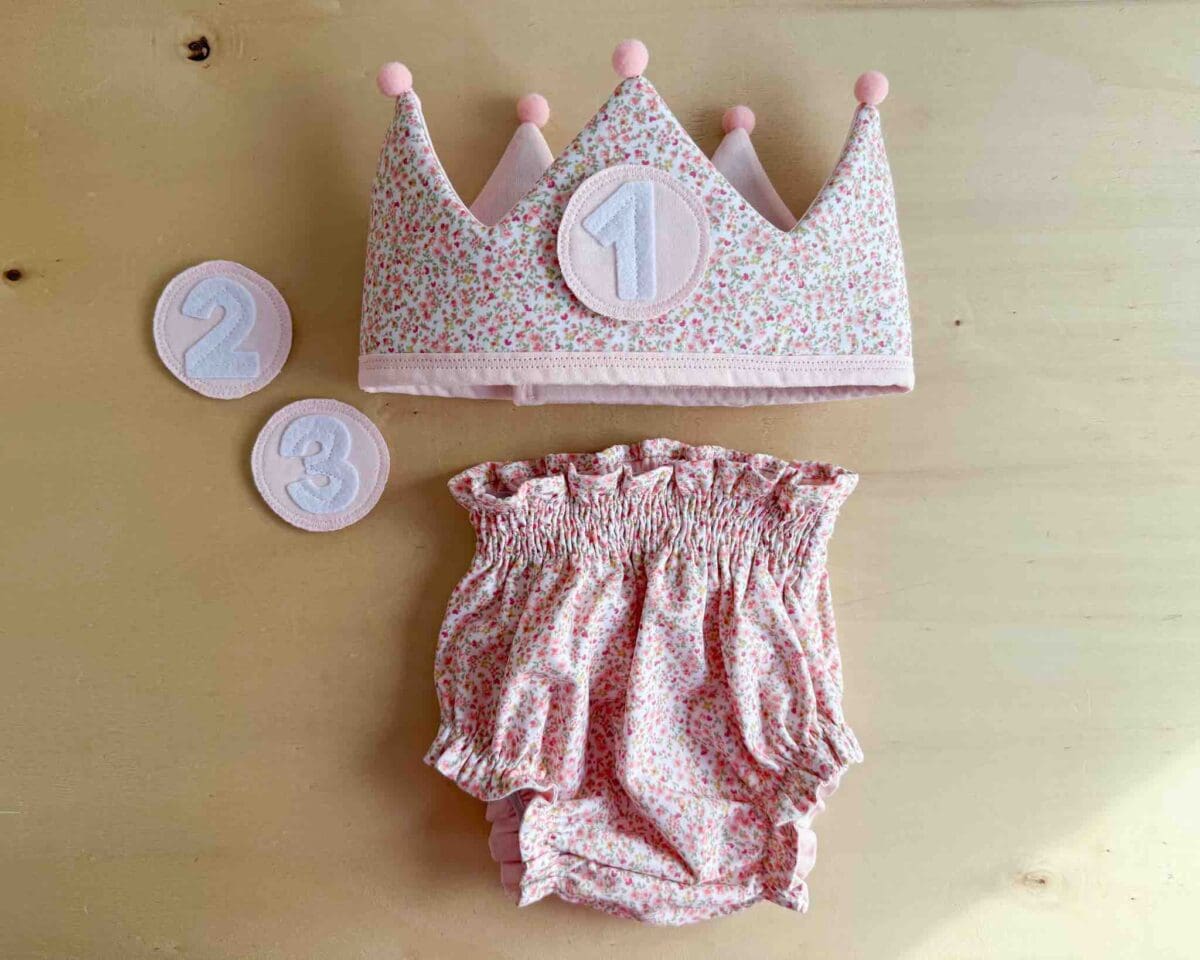 Corona + Cubrepañal Cumpleaños